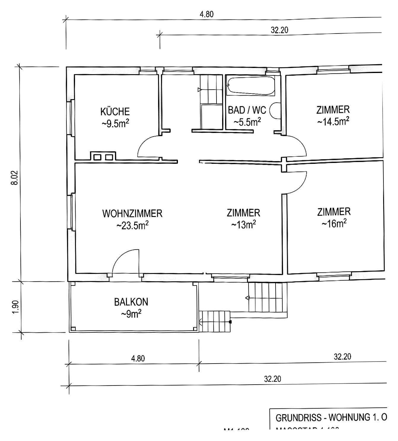 Grundriss Wohnung